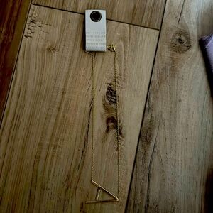 NWT Anthropologie A Initial Necklace